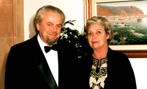 Michael Griffin and his wife, the artist, Mai Griffin